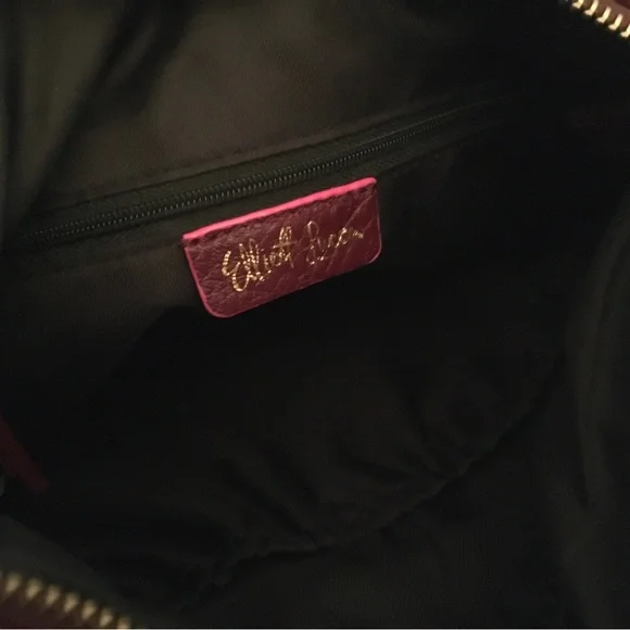 ELLIOTT LUCCA Beautiful!!! BURGUNDY LEATHER CROSSBODY - Picture 6 of 9